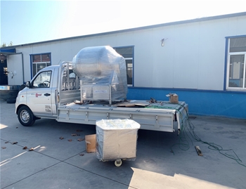400L變頻真空滾揉機(jī)，200L料車發(fā)往重慶