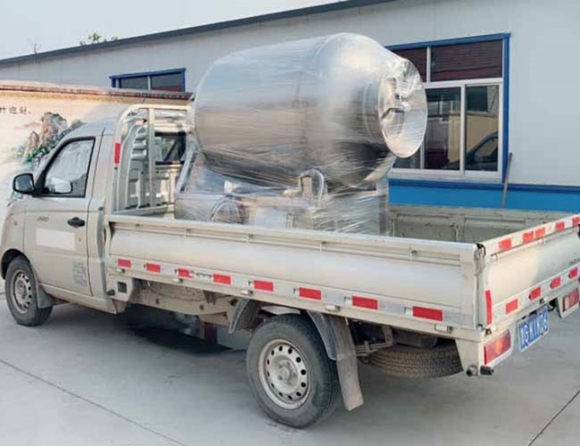 匯品公司滾揉機(jī)發(fā)貨現(xiàn)場