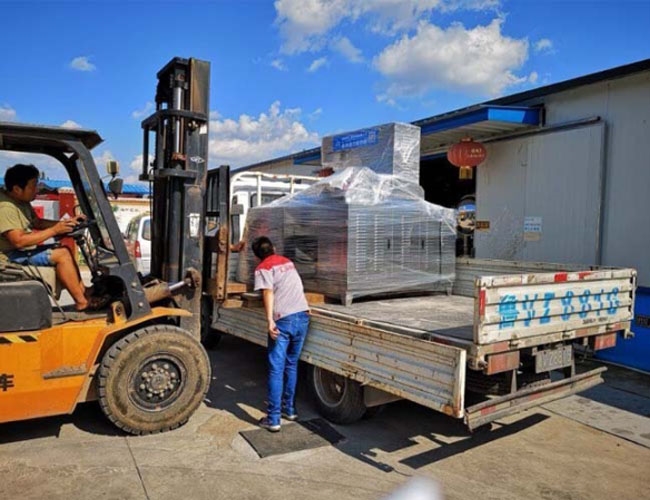 全自動行星炒鍋發(fā)貨現場