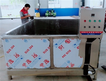 河南客戶(hù)燙池，電加熱夾層鍋發(fā)貨現(xiàn)場(chǎng)