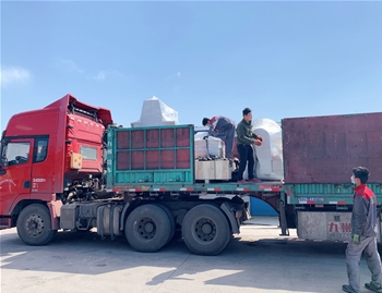 匯品滾揉機(jī)、鹽水注射機(jī)發(fā)貨現(xiàn)場