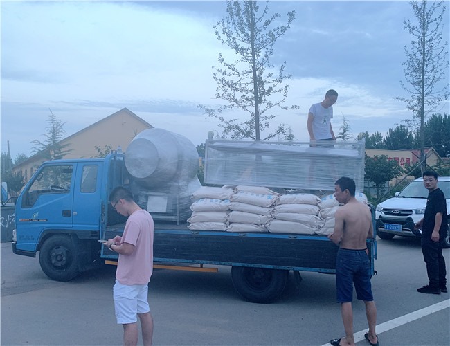 匯品400L真空滾揉機、不銹鋼晾肉架發(fā)往江蘇