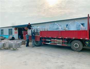 電加熱夾層鍋6臺，料車6臺，發(fā)往安徽亳州