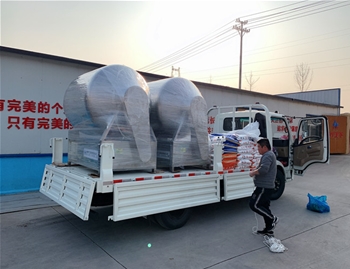 800L變頻水冷真空滾揉機(jī)2臺發(fā)往河南商丘