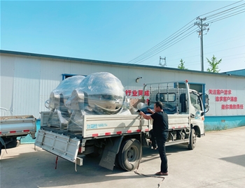 600L可傾蒸汽夾層鍋2臺發(fā)貨西安